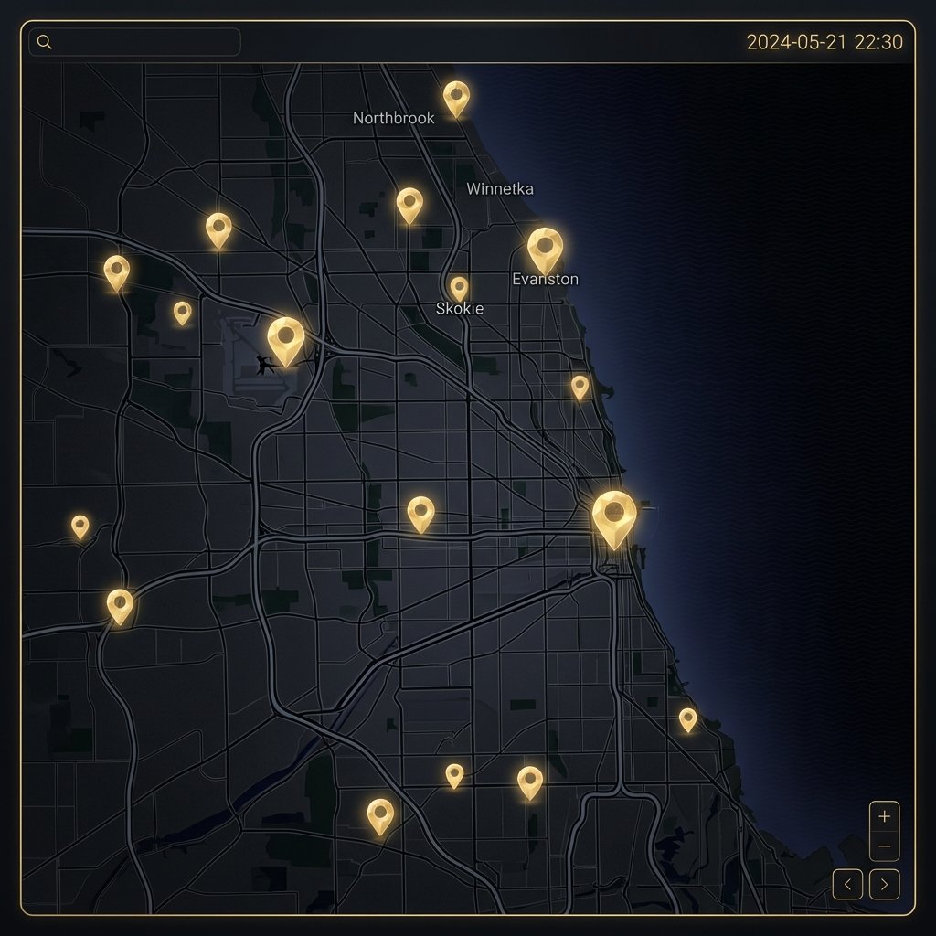 Naperville Service Area Map